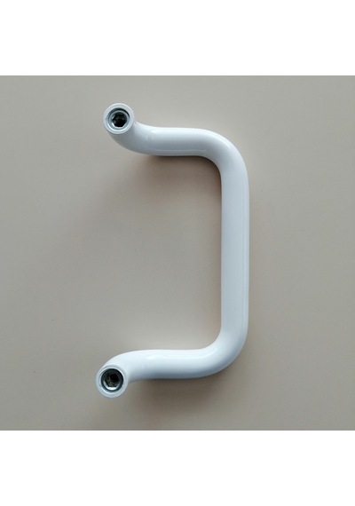 25 Cm Lik Alüminyum Kıvrık Kol Beyaz Delik Merkez Arası 22,5 Cm