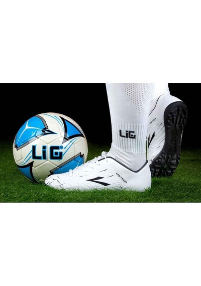 Lig Halı Saha Ayakkabısı Beyaz 56  Meteor-H