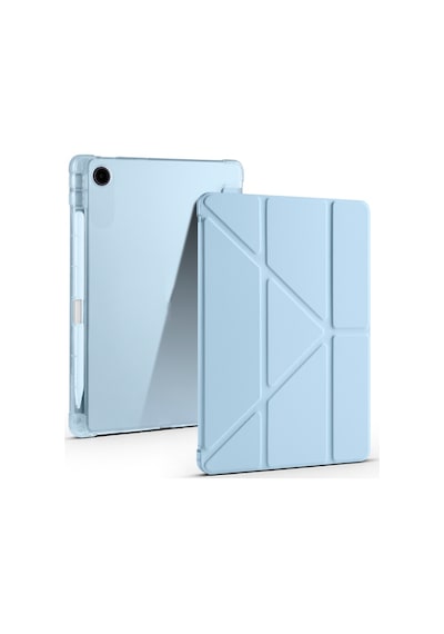 Lenovo Tab Tb-311fu Uyumlu Kılıf Kalem Bölmeli, Tri-folding, Standlı Tablet Koruyucu Kapaklı Kılıf
