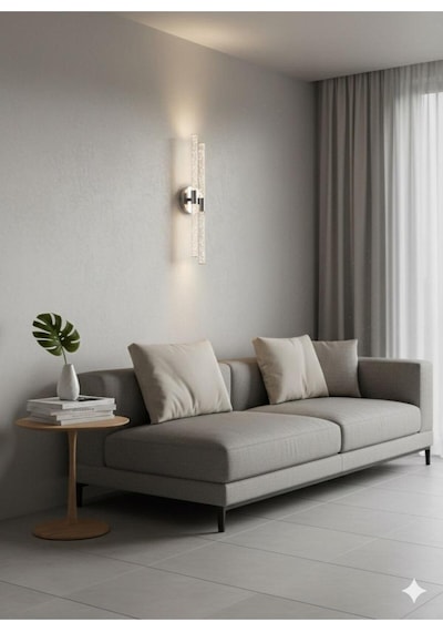 Bh Bubblelight Dubble Şik Ve Zarif Modern Led Duvar Aplik Gümüş Elektrikli Gümüş