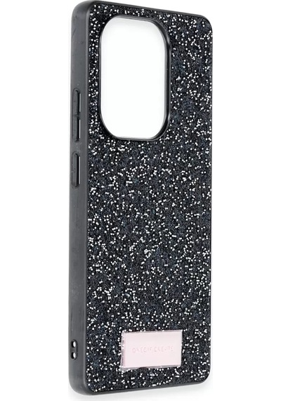 Onegif Xiaomi Redmi Note 13 Pro 4g Bright Simli Kapak - Siyah -