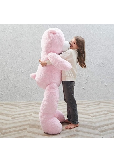 Peluş 120 Cm Papyonlu Sevimli Ayı - Sevgiliye Özel Hediye