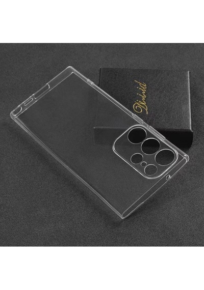 Galaxy S23 Ultra Kılıf Zore Süper Silikon Kapak Renksiz