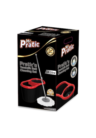Mr. Pratic Pratic'o Temizlik Seti Siyah 14 L