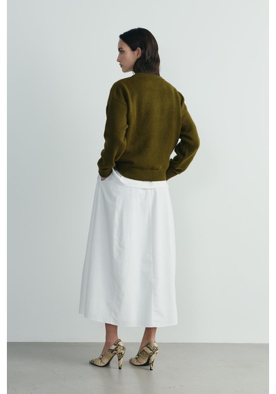 Suud Collection Haki Bella Oversize Kazak