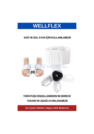 Açı Ayarlı Halluks Valgus Ateli Gece Ateli Bedensiz-1 Adet