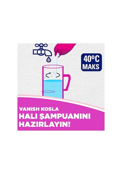 Halı Şampuanı Makinede 850 Ml X 2 2'li Set