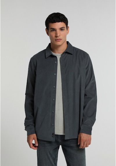 Colin's Colins Regular Fit Shirt Neck Düz Erkek Yeşil Uzun Kol Gömlek Cl1083257 Q1.v2 Pgr