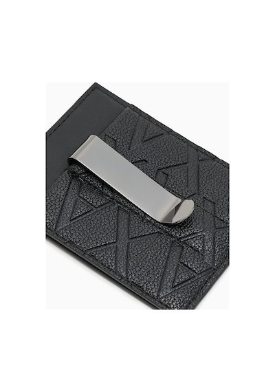 Armani Exchange Erkek Para Klipsili Ton Sür Ton Logolu Siyah Cüzdan Xm000880 Af12133-uc001 Siyah