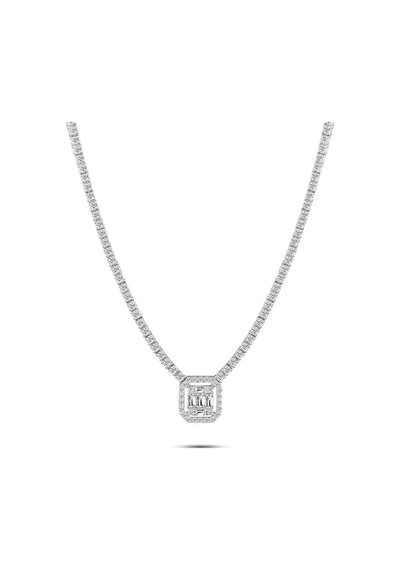 1.05 Karat Baget Pırlanta Gerdanlık