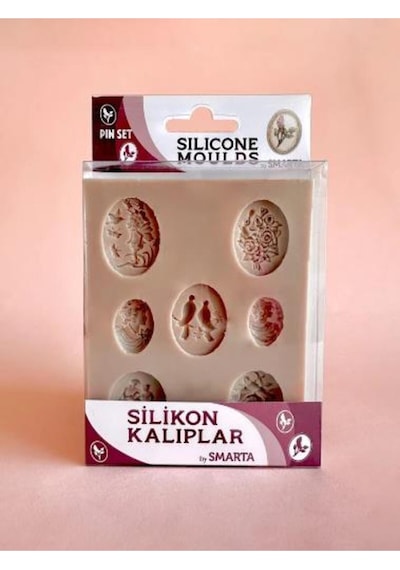 Silikon Kalıp-pin Set Beyaz