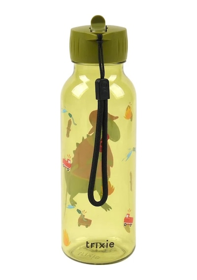 Trixie Tritan Unisex Çocuk Suluk 500 Ml Fireman Mr. Dino 07-149 Yeşil