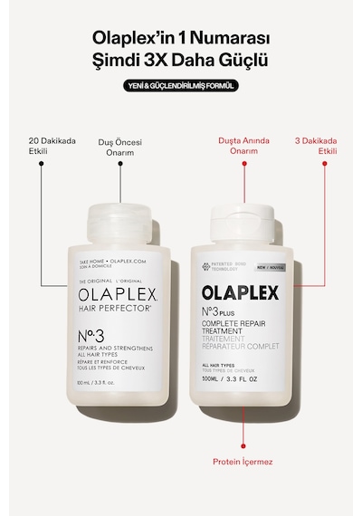 Olaplex No.3 Plus Complete Repair Treatment - Anında Etkili, Güçlendirilmiş Yoğun Onarıcı Bakım 75288111