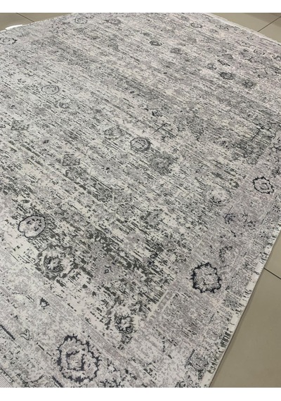 Padişah Halı Evidence 35611 096 Serisi Viskon Akrilik Salon Oturma Yatak Odası Halısı Gri