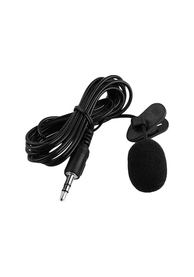 3.5mm Mini Yaka Mikrofonu Metal Klip Yaka Mikrofonu Cep Telefonu Pc Dizüstü