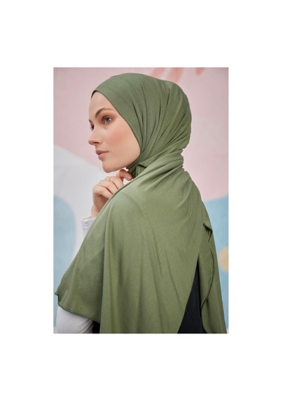 Ardün Hijab Yeşil Luxury Penye Şal Yeşil - 665598493 Yeşil