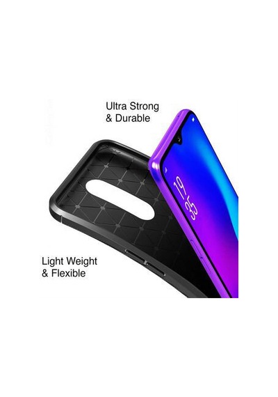 Oppo Rx17 Pro Karbon Görünüm Negro Silikon Kilif 545542580