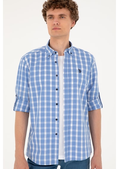U.s. Polo Assn. Erkek Lacivert Gömlek Desenli 50288665-vr033 Lacivert U.s. Polo Assn. Erkek Lacivert Gömlek Desenli 50288665-vr033 Lacivert