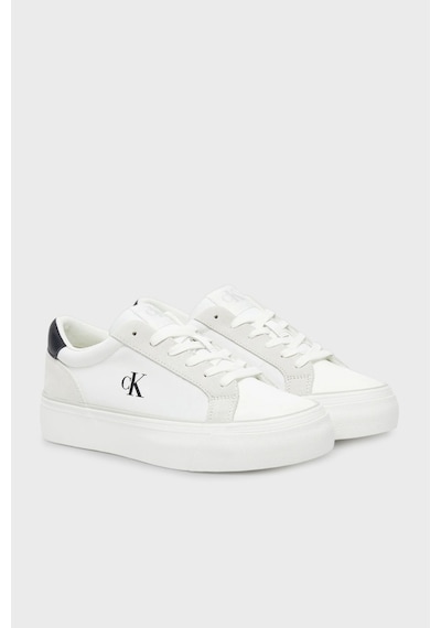 Calvin Klein Bayan Ayakkabı Yw0yw01896 01w Beyaz-siyah Beyaz-siyah