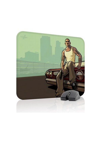 Gta San Andreas Kaymaz Dikişli Kauçuk Oyuncu Mousepad V5 - 48x40 Xl Gaming Mouse Pad Fare Altlığı