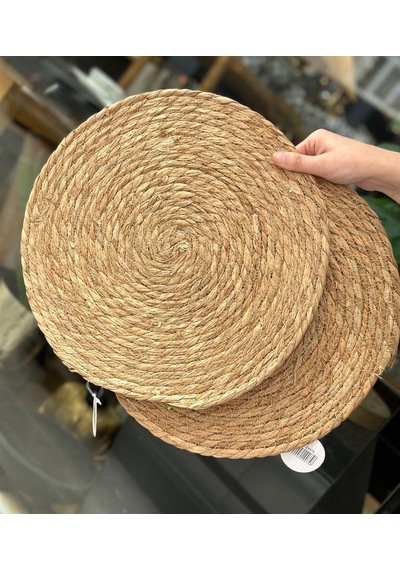 Bambu 2'li 35cm Amerikan Hasır Servis-3581 Kahverengi