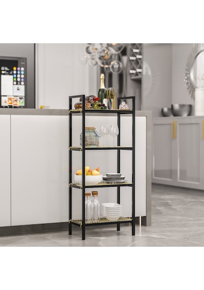 Bino Çok Amaçlı Düzenleyici Banyo Dolabı Mutfak Rafı Makyaj Ve Aksesuar Dolabı Telli Organizer Düzenleyici