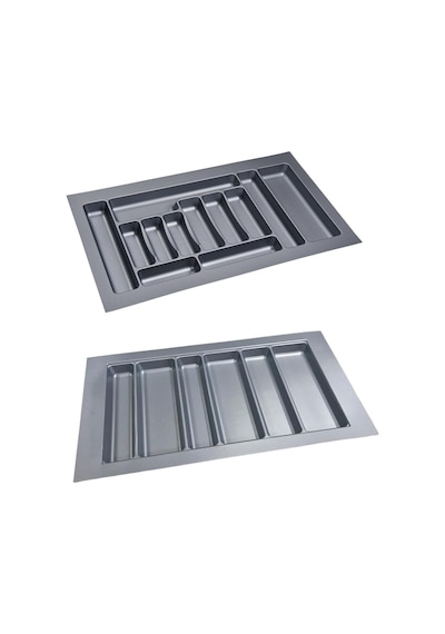 Çekmece İçi Kaşıklık ve Kepçelik Set 85 x 49 cm Gri