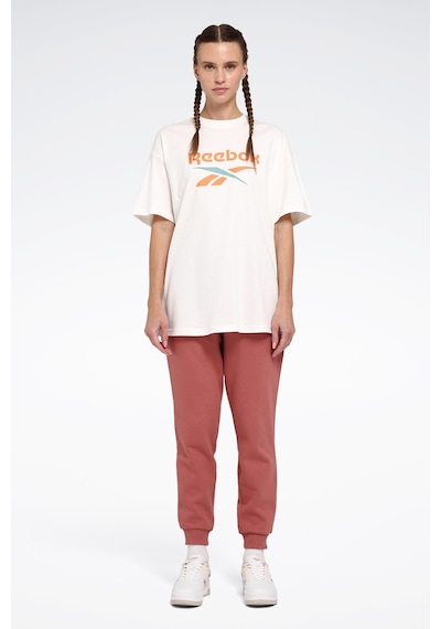 Reebok New Id Ovrs Tee Ekru Kadın Kısa Kol T-shirt Bej