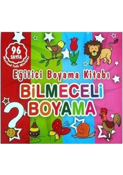 Eğitici Boyama Kitabı - Bilmeleceli Boyama