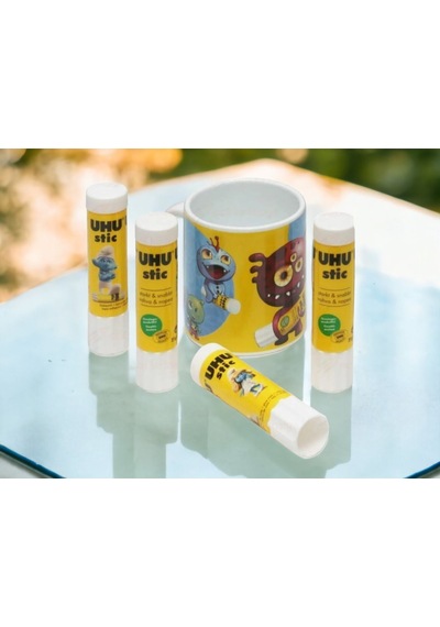 4 Adet 21 Gr Stick Yapıştırıcı Uhu Kupa Bardak Hediyeli