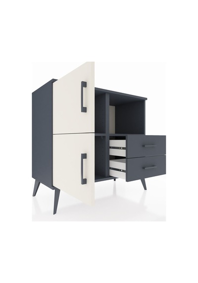 Hyperion Şifonyer 2 Raflı 2 Çekmeceli 2 Kapaklı 88x44x80 Antrasit-aytaşı/antrasit Aytaşı/antrasit Hyperion Şifonyer 2 Raflı 2 Çekmeceli 2 Kapaklı 88x44x80 Antrasit-aytaşı/antrasit Aytaşı/antrasit