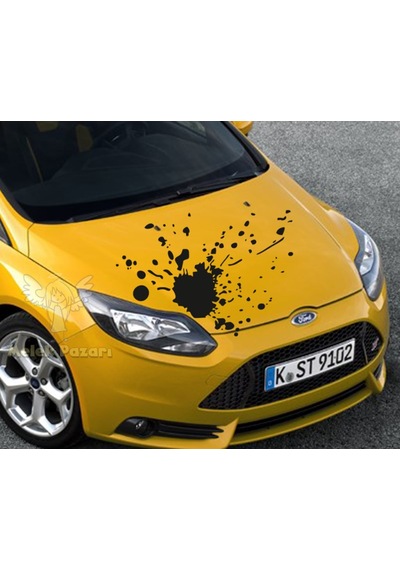 Çamur Sıçrama Araba Sticker, Çıkartma