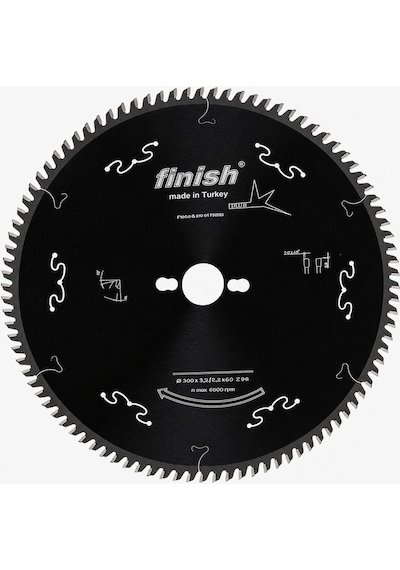 Finish Trp Dişli Hassas Kesim Testeresi 300x3,2x30 Diş 96 Black Series