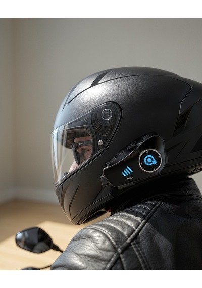 Q28 Motosiklet Kask Kulaklığı, Bluetooth, 1080p Kamera, Su Geçirmez