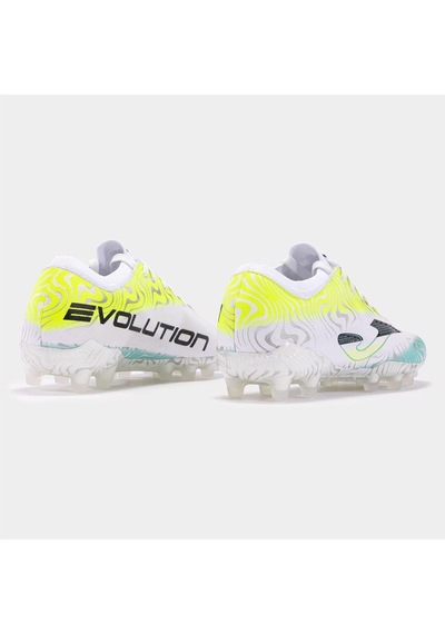 Joma Evolutıon Cup 2402 Whıte Yellow Krampon Ve Halı Saha Ayakkabısı Beyaz