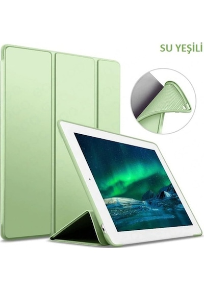 Apple Uyumlu iPad 9. Nesil 10.2" Kılıf Arkası Silikon Smart Case A2602 A2603 A2604 A2605