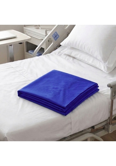Alez Fitted Pu Kumaş 90x190 Cm Sıvı Geçirmez Koruyucu Mavi