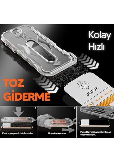16 Pro Max Şeffaf Kırılmaz Cam