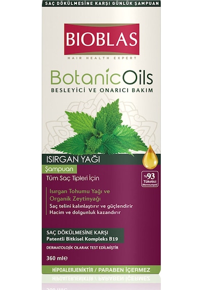 Bioblas Isırgan Yağlı Şampuan 360 Ml 3 Adet