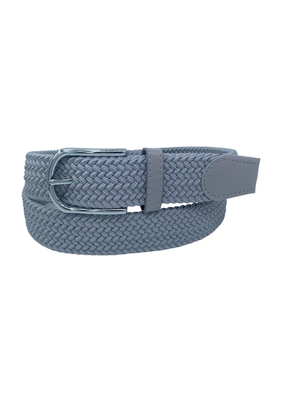 Gri Elastik Esnek Unisex Örgü Kemer Gri