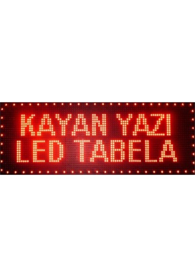 Led Tabela 16x32cm Kayan Yazı