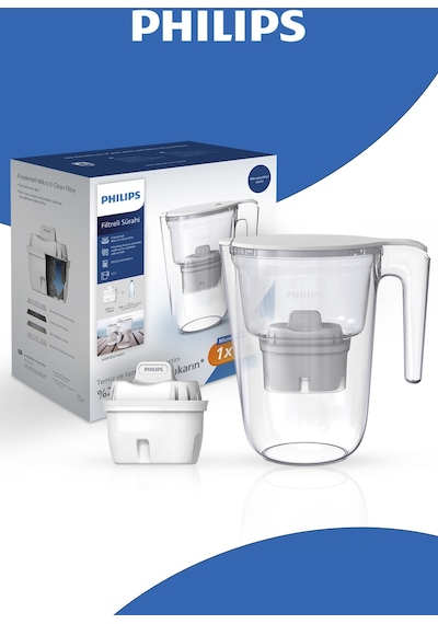 Philips AWP2937WHT/62 3.5 LT Su Arıtma Sürahisi Beyaz