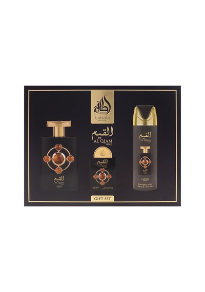 Pride Al Qiam Gold Edp 100 Ml + Edp 20 Ml + Deodorant 200 Ml Unisex Parfüm Seti Diğer