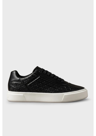 Calvin Klein Logolu Sneaker Ayakkabı Erkek Ayakkabı Hm0hm02132 00w Siyah-ekru