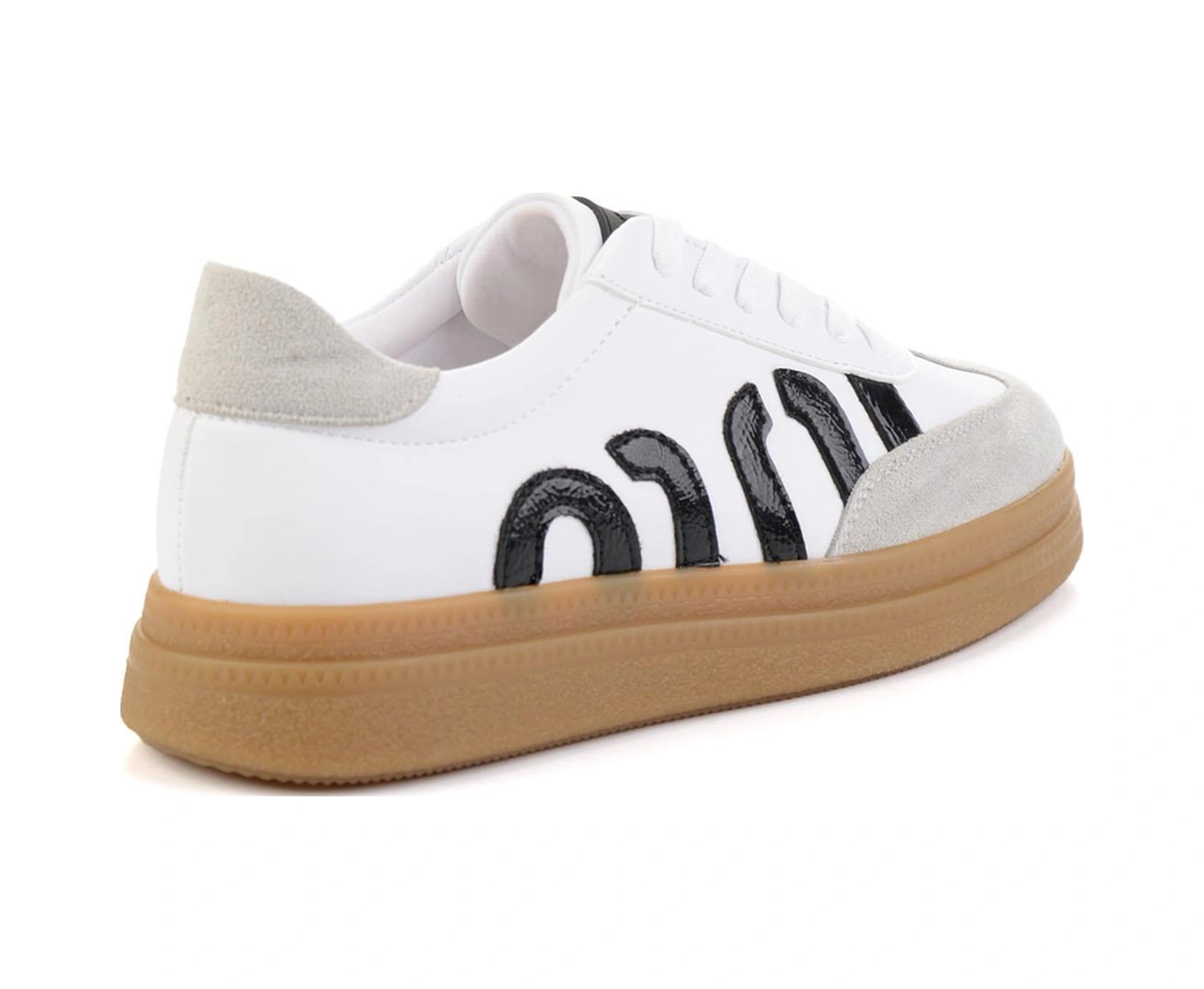 Bambi Beyaz Siyah Kadın Sneaker K01179600009 Siyah