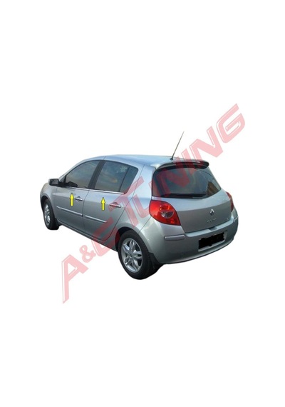 Renault Clio 3 Hb Avantajlı Krom Set 4 Ürün 2006-2011 P. Çelik N11.2287