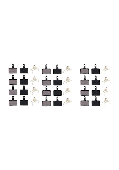 12 Set Bisiklet Hidrolik Mekanik Disk Kaliper Fren Balatası Bp 10 Kare Model Bisiklet Balata