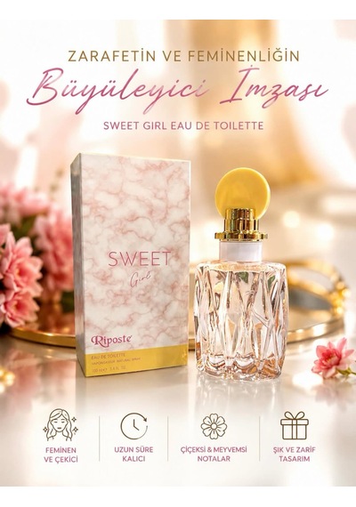 Sweet Girl Kadın Parfüm 100 Ml Çiçeksi Uzun Süre Kalıcı