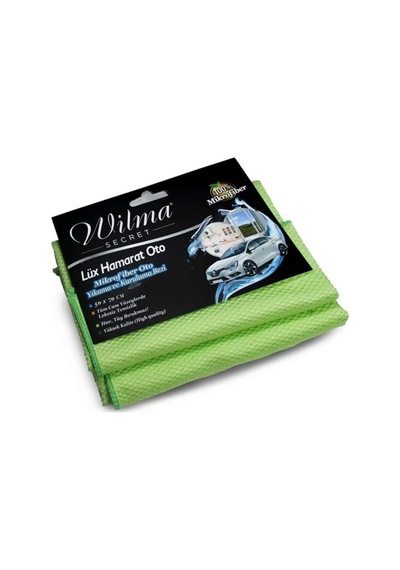 Lüx Hamarat Mikrofiber Cam Bezi 2 Adet Şeffaf