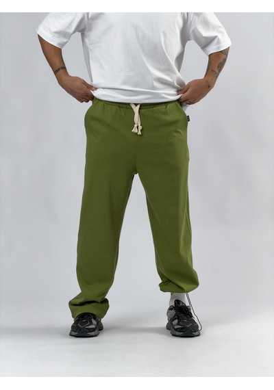 Cocopelli Paça Ayarlamalı Regular Haki Erkek Jogger Pantolon Coc3565